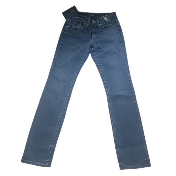 Silver Jeans Co. Suki Mid Rise Straight Leg Jeans Sz 24 - Picture 1 of 10